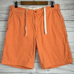 Polo RL Mens 32 Orange Shorts Relaxed Fit Ralph Lauren Summer Casual Preppy‎